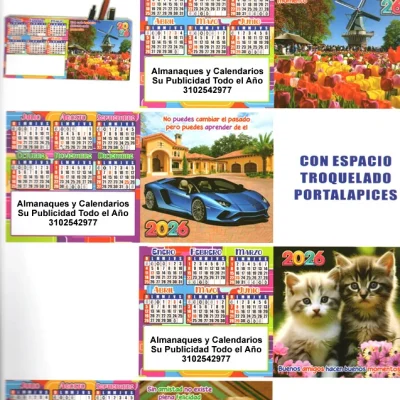 Almanaque de escritorio triángulo